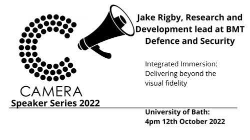CAMERA CAMERA speaker series: Jake Rigby BMT Defence and Security